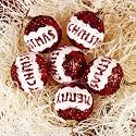 CraftVatika Red Hanging Balls Christmas Tree Ornaments, Medium Ball Ornaments for Xmas Tree Christmas Decorations, (6 Piece)