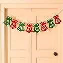 CraftVatika Merry Christmas Banner Hanging String Xmas Christmas Decorations Items, Garland for Xmas, xmas Home Decoration Banner, Home Wall Front Door Decor, (Design3)