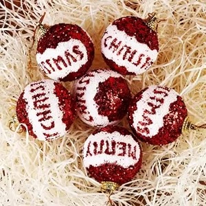 craftvatika red hanging balls christmas tree ornaments medium ball ornaments for xmas tree christmas decorations 6 piece