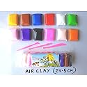 24Pcs Colors Air Foam Clay. Model Air Clay, Bouncy, Super Light DIY. for Creative Art DIY Crafts, Gift for Kids ((Pack of 24 Pcs)