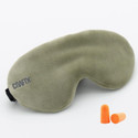 craftx 3D Sleeping Eyemask With Earplugs, 100% Darkness, Eye Mask ( Olive )