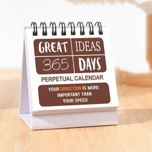 crafty great ideas 365 days perpetual flip calendar  daily inspirational quotes perpetual table calendar