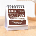 Crafty Great Ideas 365 Days Perpetual Flip Calendar | Daily Inspirational Quotes Perpetual Table Calendar
