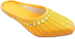 craftzo fashion jutis for women yellow  8