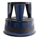Cramer Kik Step Steel Step Stool - Two Step Stool, Holds 350 lbs (Blue)