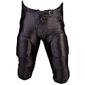 Cramer Youth Football Game Pant, 7-Pad Football Pants with Hip, Tailbone, Thigh, and Knee Protection, Black, Lace-Up