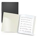 CRANBURY Sheet Music Folder 8.5x11, Dual-Use Music Binder, Black