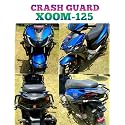 CRASH GUARD FOR HERO XOOM 125 CC BS6 MODEL PERFECT FITTMENT FOR THIS MODEL HEAVY QUALITY METAL WITH PREMIUM POWDERED COATING AND SLIDERS ON BOTH SIDES