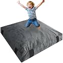 Crash Mat for Kids Sensory Room, 4 x 4 Ft / 5 x 5 Ft Anti-Slip Foam Pad