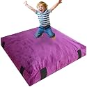 Crash Mat for Kids Sensory Room, 4 x 4 Ft / 5 x 5 Ft Anti-Slip Foam Pad