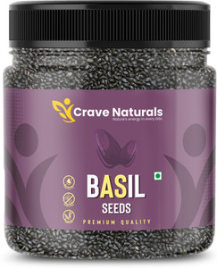 Crave Naturals Basil Seeds Sabja Seeds