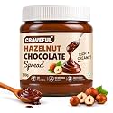 Craveful Hazelnut Chocolate Spread | No Palm Oil | No Refined Sugar | 300 g | Smooth & Creamy | Sweetened with Jaggery | Perfect for Bread, Toast, Pancakes & Desserts