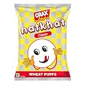 Crax Natkhat Classic Wheat Puffs 63g/68g | No Maida |Healthy and Crunchy Snacks | Social Gatherings, Fun Snack | Crunchy Gourmet Snacks for Parties, Drinks, Tea & Coffee | 100% Vegetarian (Weight may vary)