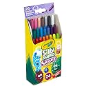 Crayola Silly Scents Twistables 24 Count Scented Crayons, Durable Plastic Barrel Design for Kids Creative Play, Vibrant Colours, ideal crayons colour set, fun colour pencil set addition