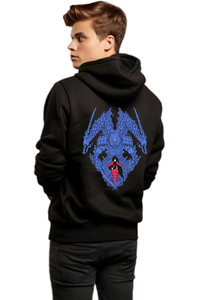 be crazy full sleeve graphic print men sweatshirt