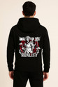 Be Crazy Men Full Sleeve Graphic Print Hooded Sweatshirt