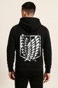 Be Crazy Men Full Sleeve Graphic Print Hooded Sweatshirt