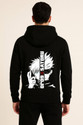 Be Crazy Men Full Sleeve Graphic Print Hooded Sweatshirt
