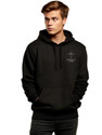 Be Crazy Men Full Sleeve Graphic Print Hooded Sweatshirt