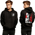 Be Crazy Men Full Sleeve Printed Hooded Sweatshirt