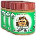 Crazy Go Nuts Organic Walnut Butter with Sea Salt - Walnut Butter Spread Raw Organic, Keto, Vegan, Low Carb, Gluten Free, Non-GMO, No Added Colors or Preservatives - 9 Oz, 3-Pack