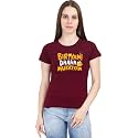 Biriyani Dhaan Mukkiyam Women39s Maroon Half Sleeve