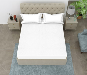 crazy world double size fitted terry cotton breathable stretchable waterproof mattress cover