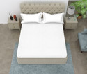 CRAZY WORLD Double Size Fitted Terry Cotton Breathable, Stretchable, Waterproof Mattress Cover