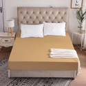 CRAZY WORLD Double Size Fitted Terry Cotton Breathable, Stretchable, Waterproof Mattress Cover