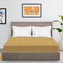 CRAZY WORLD King Size Fitted Terry Cotton Breathable, Stretchable, Waterproof Mattress Cover