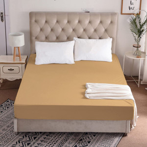 crazy world single size fitted terry cotton breathable stretchable waterproof mattress cover
