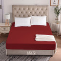 CRAZY WORLD Single Size Fitted Terry Cotton Breathable, Stretchable, Waterproof Mattress Cover