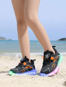 Crazyly Boys Girls Drawstring Sneakers