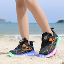 Crazyly Boys Girls Drawstring Sneakers