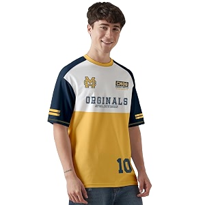 crazymonk Base Ball Team Graphic Printed Oversized