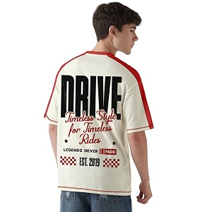 crazymonk Base Ball Team Graphic Printed Oversized