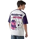 crazymonk Base Ball Team Graphic Printed Oversized