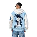crazymonk Plain Oversized Hood - Sky Blue