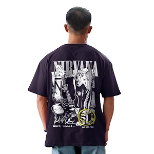 crazymonk Nirvana Oversized T-Shirt