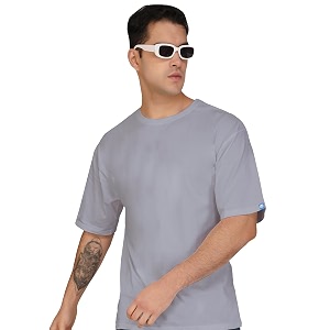 crazymonk Oversized Baggy Fit Drop Shoulder Half
