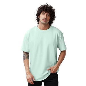 crazymonk Oversized Baggy Fit Drop Shoulder Half