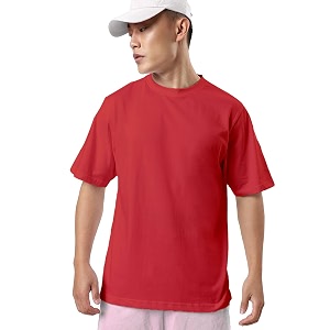 crazymonk Oversized Baggy Fit Drop Shoulder Half