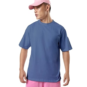 crazymonk Oversized Baggy Fit Drop Shoulder Half
