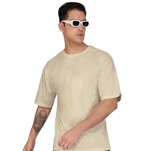 crazymonk Oversized Baggy Fit Drop Shoulder Half