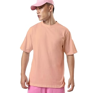 crazymonk Oversized Baggy Fit Drop Shoulder Half