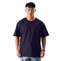 crazymonk Oversized Baggy Fit Drop Shoulder Half