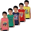 Boys Chest Printed t Shirts Cotton Combo