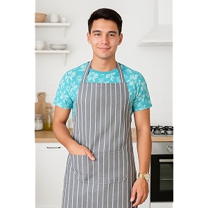 100 soft and cool cotton kitchen apron with front centre pocket adjustable neck strap and tie restaurants catering kitchen chef apron for unisex