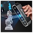 Creality Otter 3D Scanner, Handheld Scanner with 0.02mm Accuracy for 3D Printing, Anti-Shake Tracking, 24-Bit Full-Color 4-Lens Scanning, Scan Black/Metal Without Spraying for Windows macOS