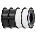 Creality PETG Filament 1.75mm, 2 Black &amp; 2 White, 4-Pack